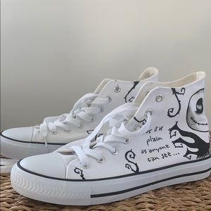 Nightmare Before Christmas painted sneakers